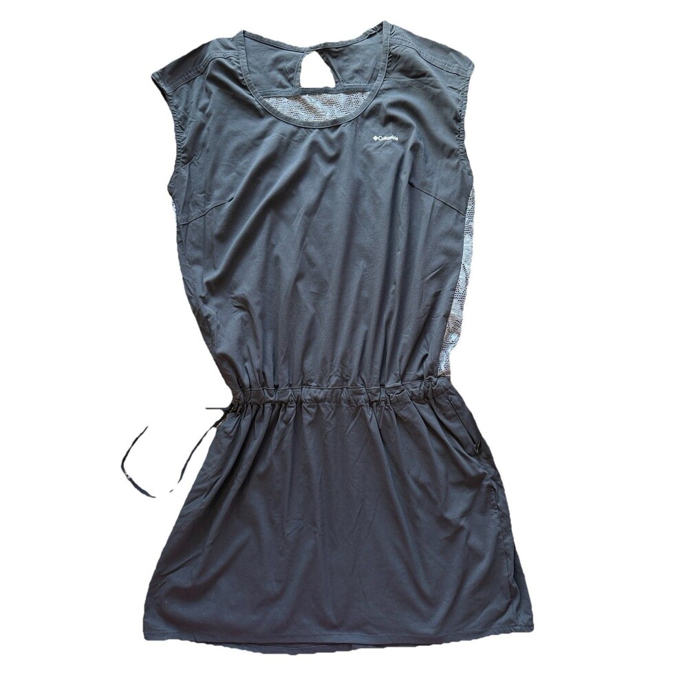 Women's Columbia Peak To Point Dress Black Size M Omni Wick Omni Shade Stretch